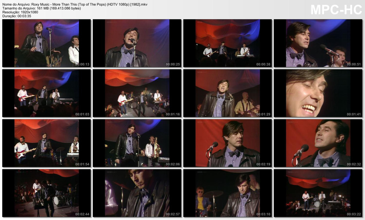 Roxy Music - More Than This (Top of The Pops) (HDTV 1080p) [01.04.1982]