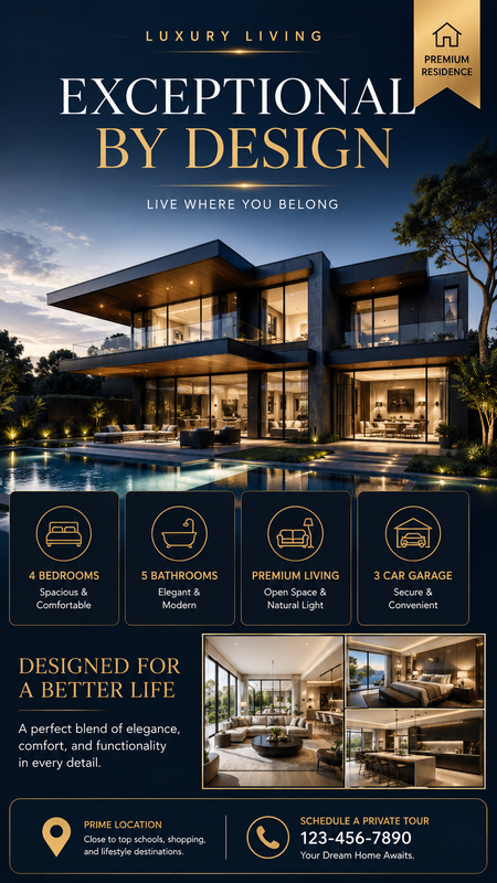 Luxury House Sales Board Generator