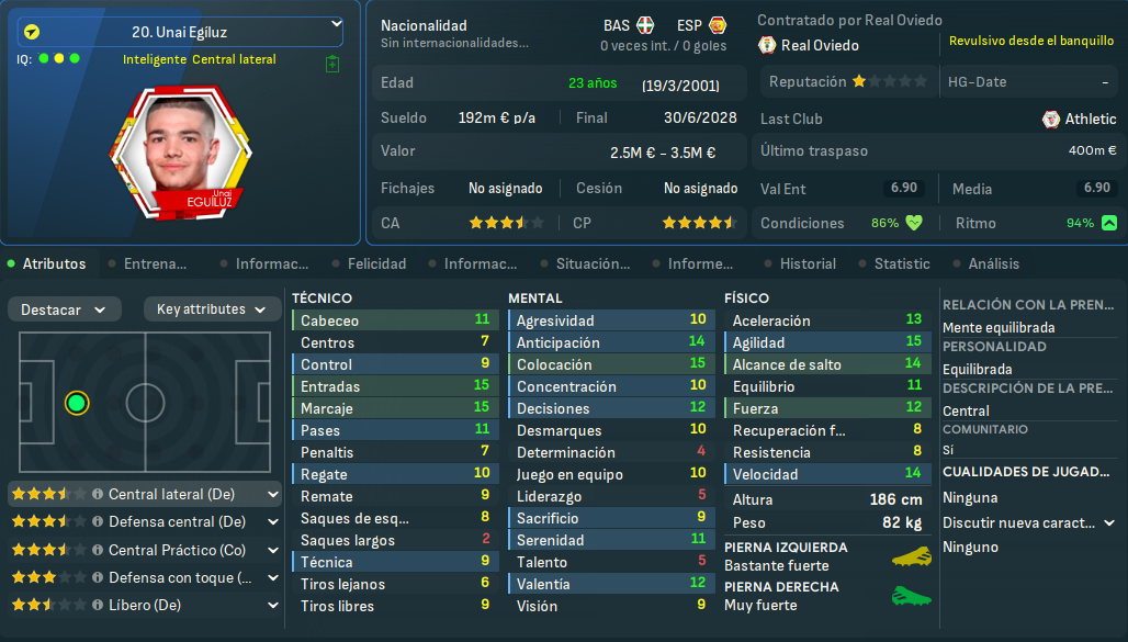 Unai Egíluz_ Perfil