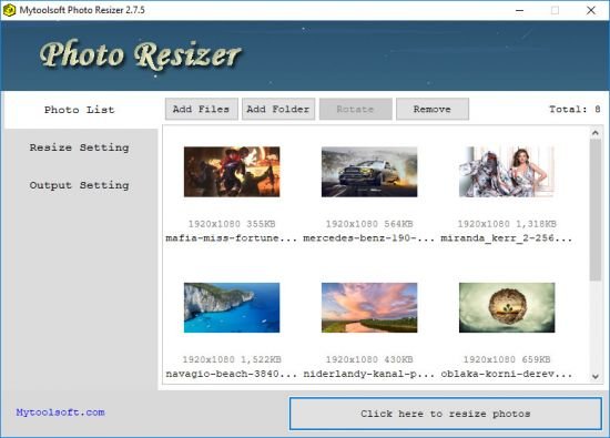 Mytoolsoft Photo Resizer 2.8.1