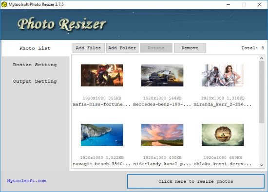 Mytoolsoft Photo Resizer 2.7.8