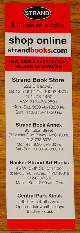 strandbookmarkredblackandwhite