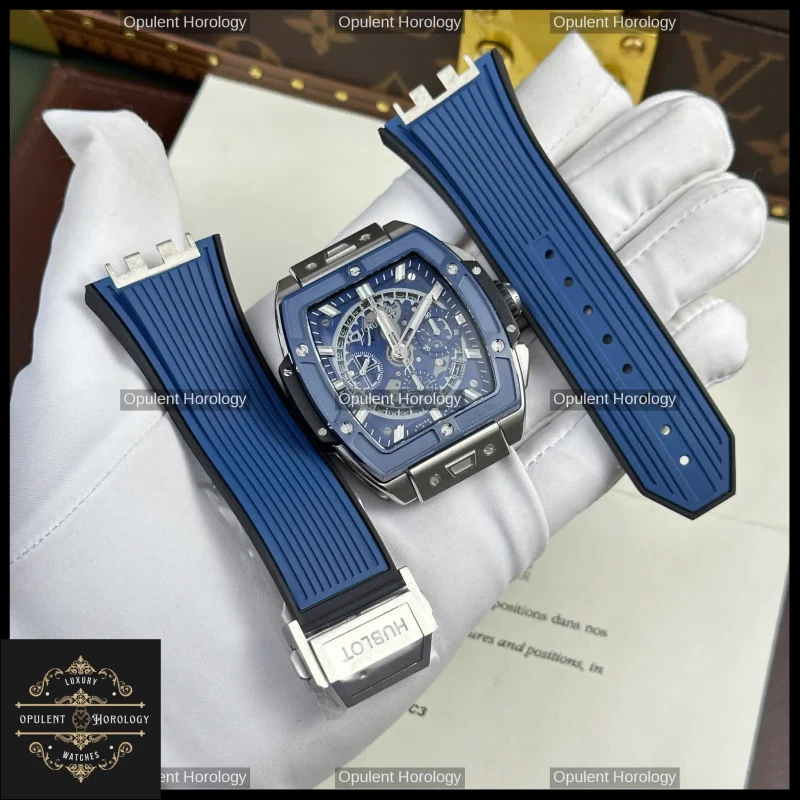 Hublot Spirit of Big Bang Titanium Blue Ceramic 42 mm Automatic Chronograph