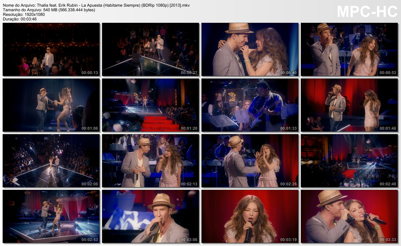 Thalía feat. Erik Rubín - La Apuesta (Habítame Siempre) (BDRip 1080p) [2013]