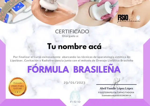 Certificación Fórmula Brasileña