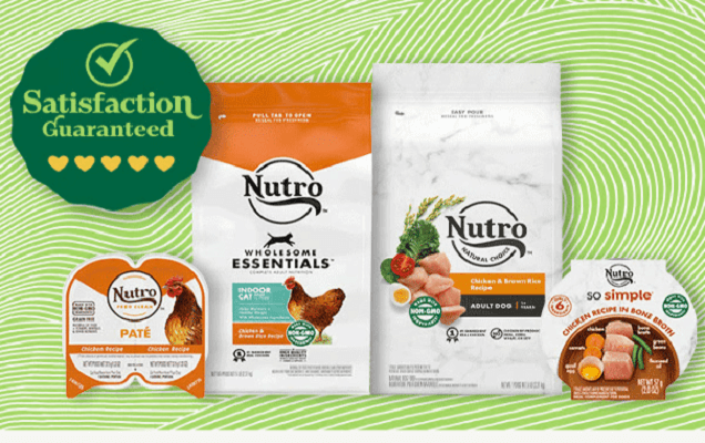 Win Big Savings on Pet Food in Nutro’s Satisfaction Guarantee Sweepstakes (200 Winners) Win Big Savings on Pet Food in Nutro’s Satisfaction Guarantee Sweepstakes (200 Winners)