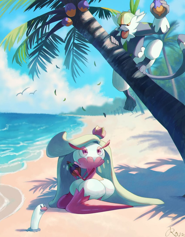 tsareena-wiglett-and-passimian-pokemon-d