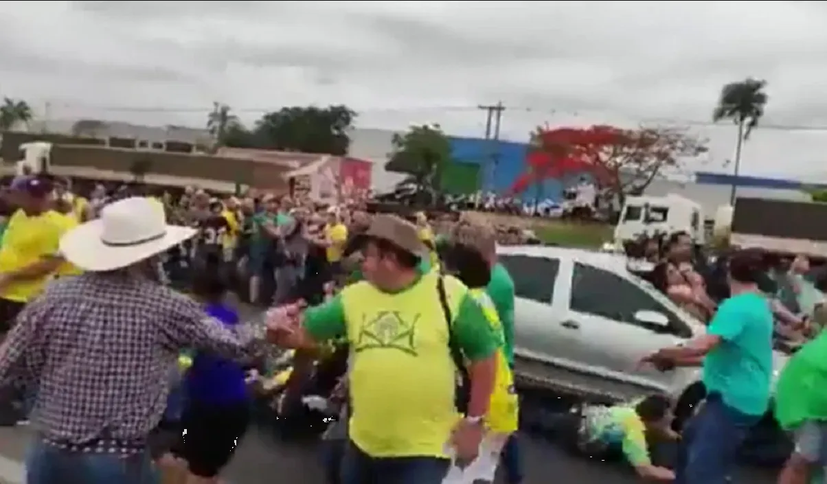 Conductor atropella a simpatizantes de Bolsonaro durante protesta en Brasil