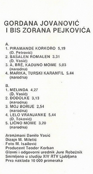 Gordana Jovanovic 1981 kz