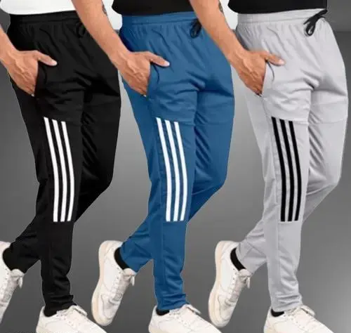 Men's Stylish Jogger Lower Track Pants for Gym Casual Wear for Men(Pack Of 3 Color 2 (R309)