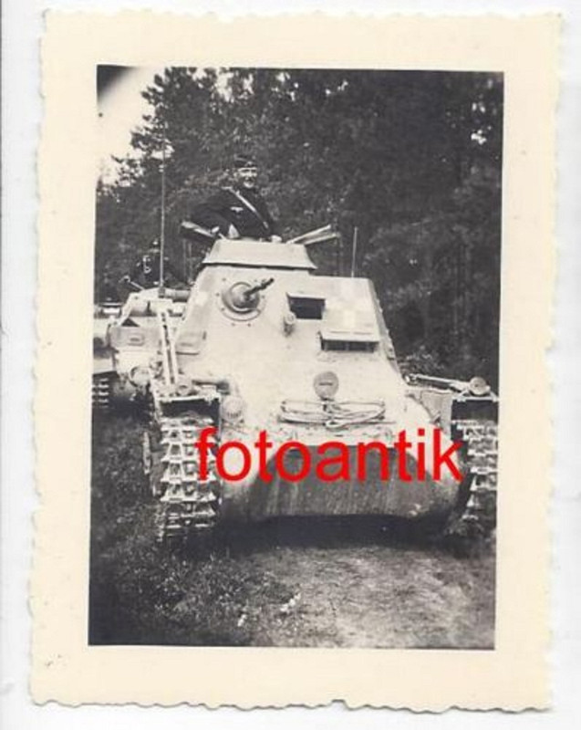 Foto 2 WK, Polen, Panzer II Ausführung 1 Kommand
