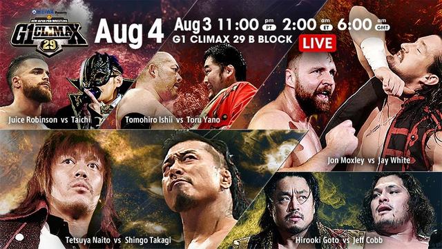 NJPW 2019 08 04 G1 Climax 29 Day 14 English