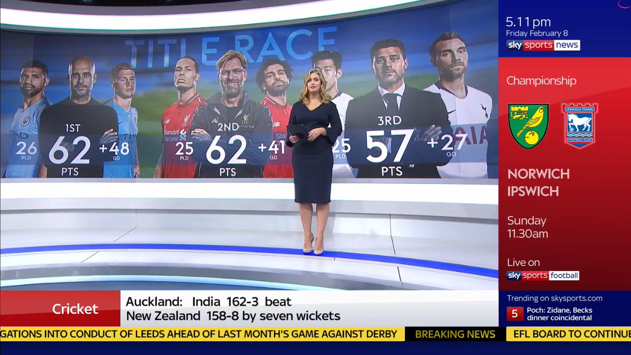 08 February - 17.00.00 - Sky Sports News At 5. A comprehensive r