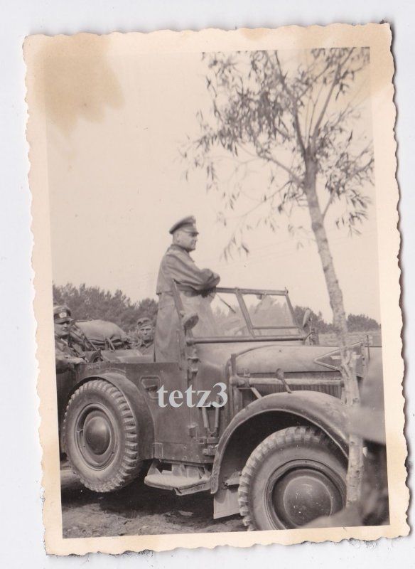 Polen 1939 Lomza SDkfz PKW Kübel Kommandeur Ehre