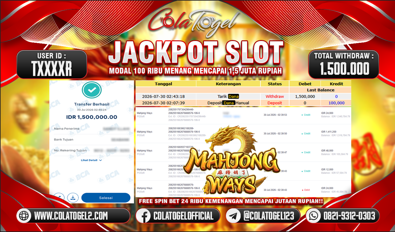 JACKPOT SLOT GACORR!!