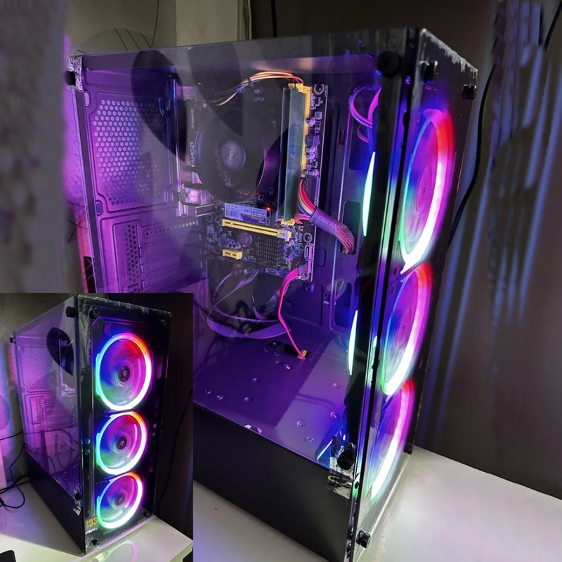 Pc Gamer Fácil Ryzen 5 5600g Vega 7 Ssd 240gb 8gb Ddr4 500w