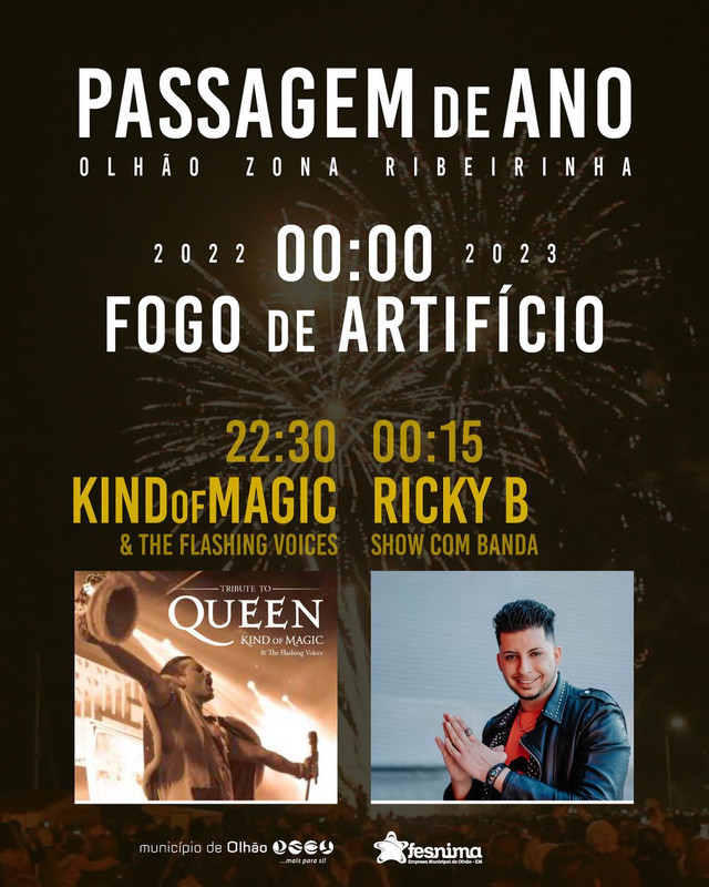 Toupeiras - Passagem de Ano 2023 - Olhão