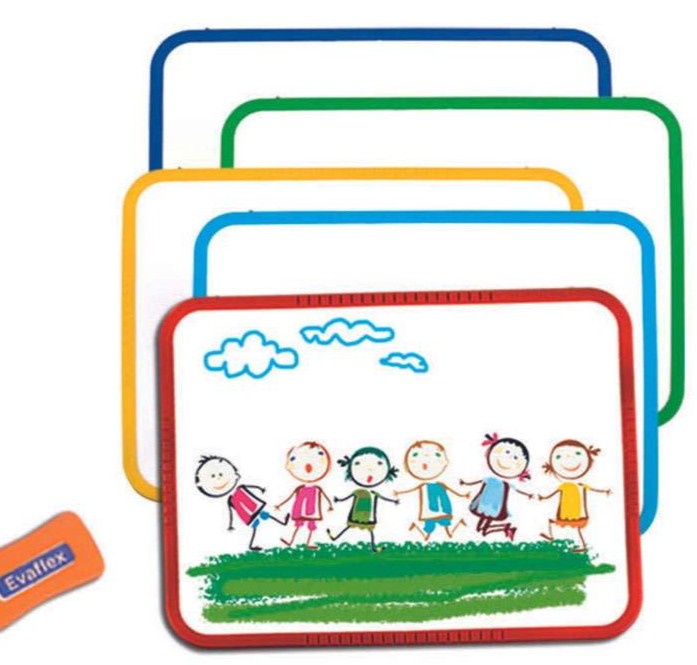 PIZARRON INDIVIDUAL 42x32 C/BORRADOR