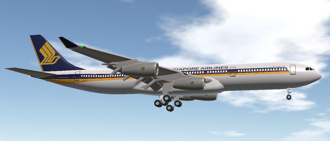 SP Singapore A340-300 9V-SJA