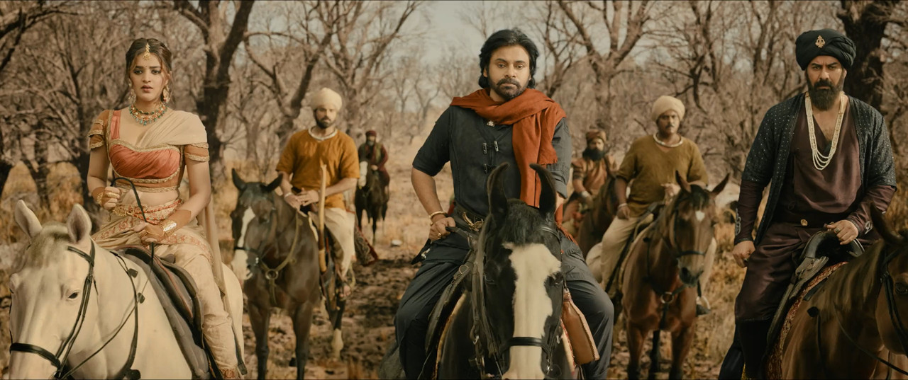 Hari Hara Veera Mallu: Part 1 – Sword vs Spirit 2025 WebRip [Hindi + Tamil + Telugu + Malayalam] 480p 720p 1080p ESub Screenshot