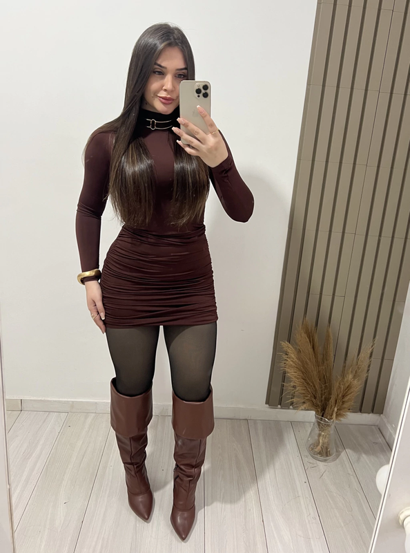 Vestido Giselle Drapeado