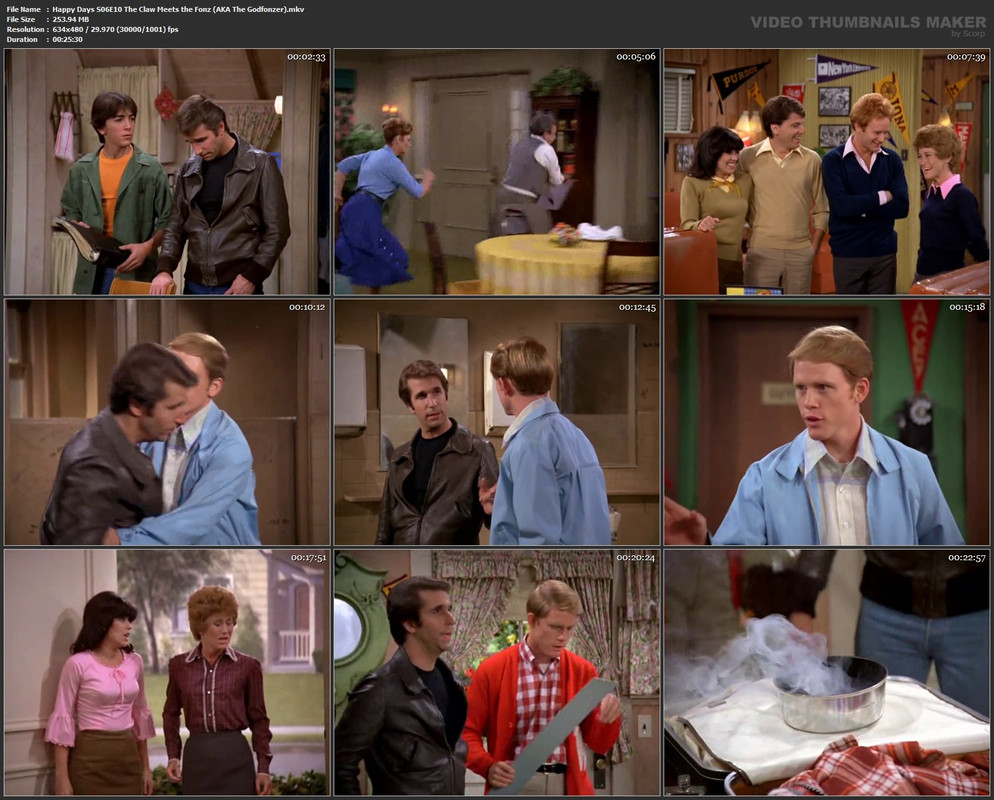 Happy Days S06E10 The Claw Meets the Fonz (AKA The Godfonzer).mkv