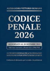 Alessandro Vittorio Romano – Codice Penale 2026 (2026)