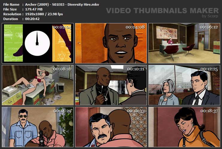 Archer (2009) - S01E03 - Diversity Hire.mkv
