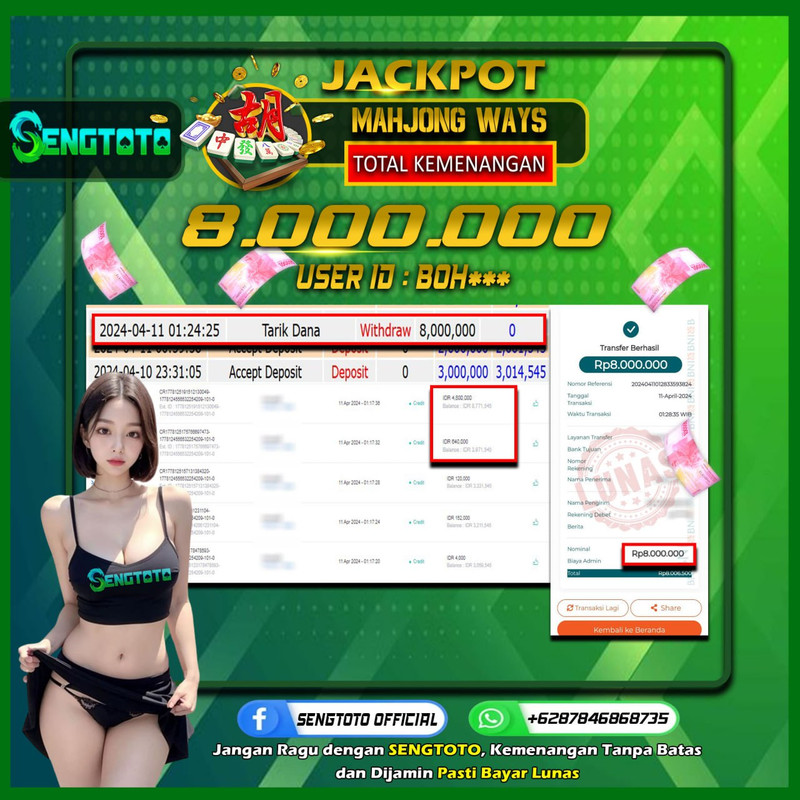 BUKTI PEMBAYARAN SLOT MAHJONG WAYS