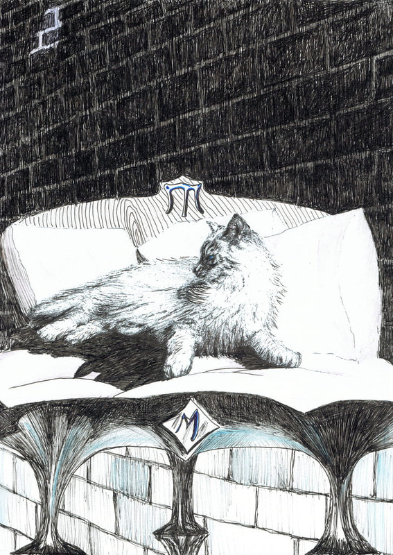 Vincent-Alexander-Booth-page52-The-Castle-in-the-Forest-of-Findhorn-2006-ink-on-paper-Meister