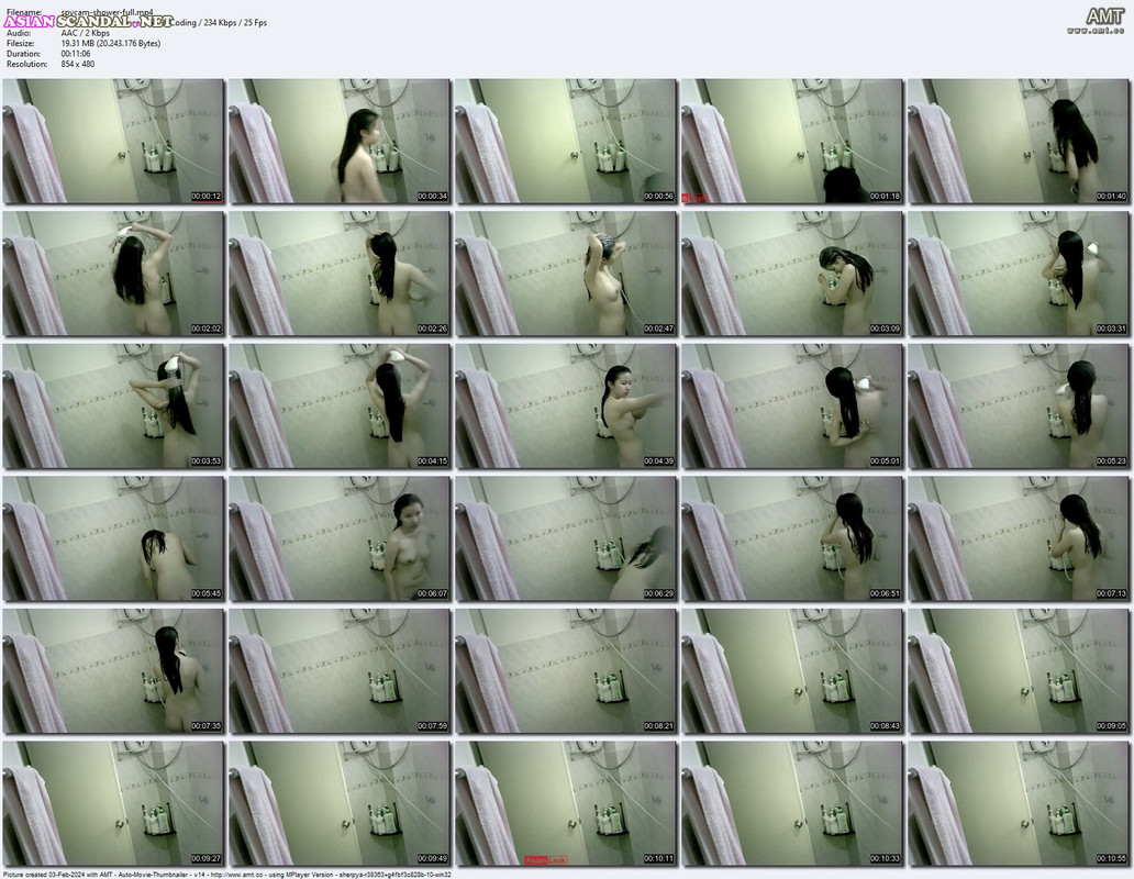 Singapore spycam shower full