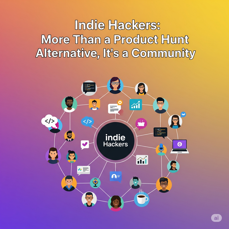Indie Hackers: More Than a Product Hunt Alternative, It's a Community