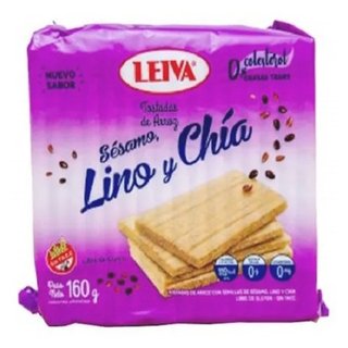 5417 | Tostadas De Arroz Leiva Chia X 160 Grs