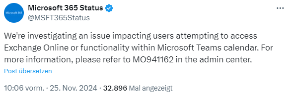 Exchange Online Team calendar issues