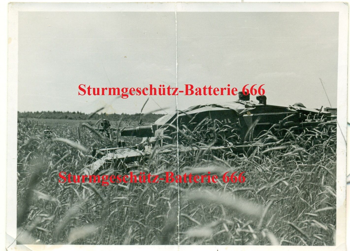 FOTO - STUG-BATTERIE 666 - STURMGESCHÜTZ - STUG 