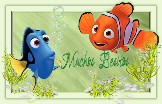 Nemo y Doris  Besitos