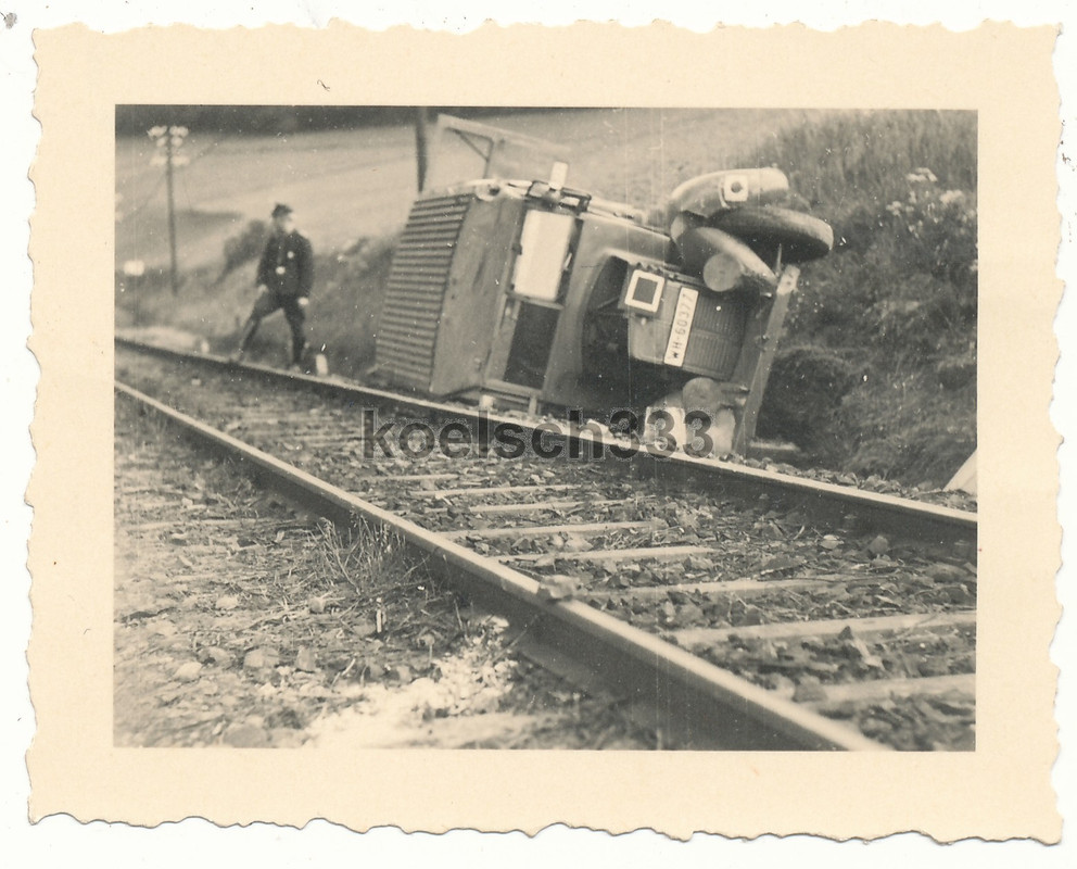Wehrmacht Kfz Unfall Phänomen Granit LKW Kranken