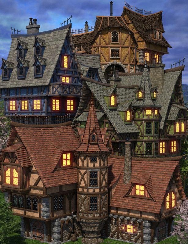 medievalvillagemansionsconstructionset00maindaz3d