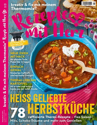 Cover: Rezepte mit Herz Magazin No 05 September-Oktober 2023