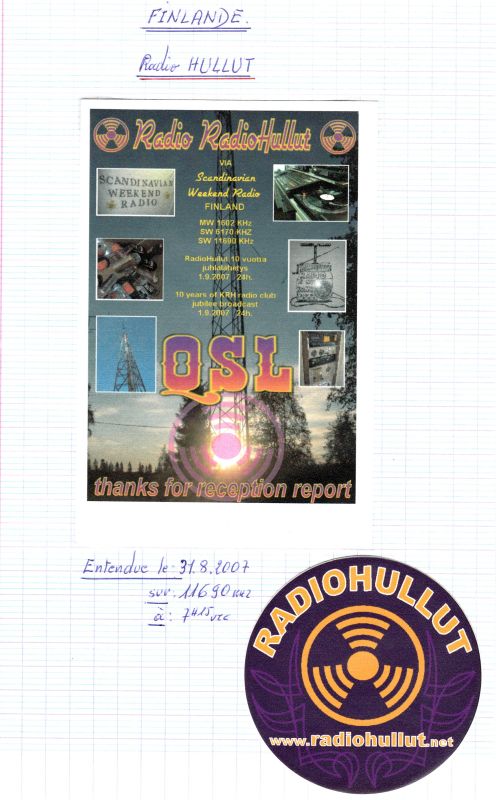 QSL de Radios Privées Finlandaises QSL-R-HULLUT-station-priv-e-via-SWR
