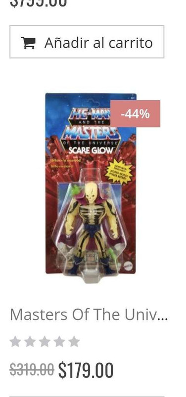 He man y scare glow buen precio 