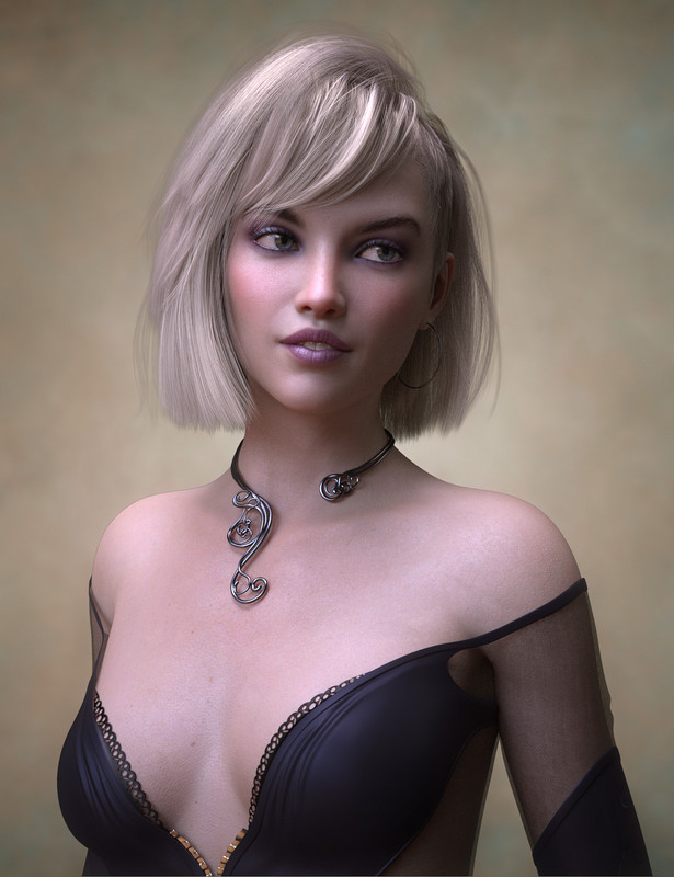 dForce Joy Hair for Genesis 8 Females