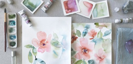 Intuitive Watercolor Florals II: Find your Flow