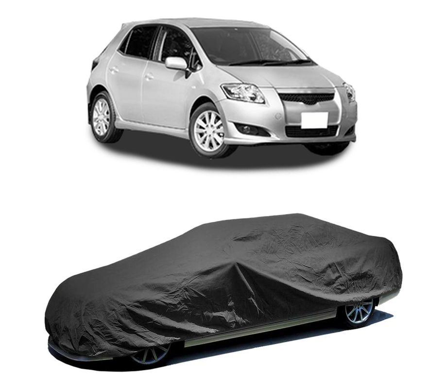 Husa tip prelata auto pentru TOYOTA AURIS (_E15_) 2006 - 2012,culoare negru, material textil impermeabil, rezistanta la intemperii praf UV, CARPASSION Husa Protectie