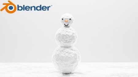 Learn to make 3d character in blender(snowman)