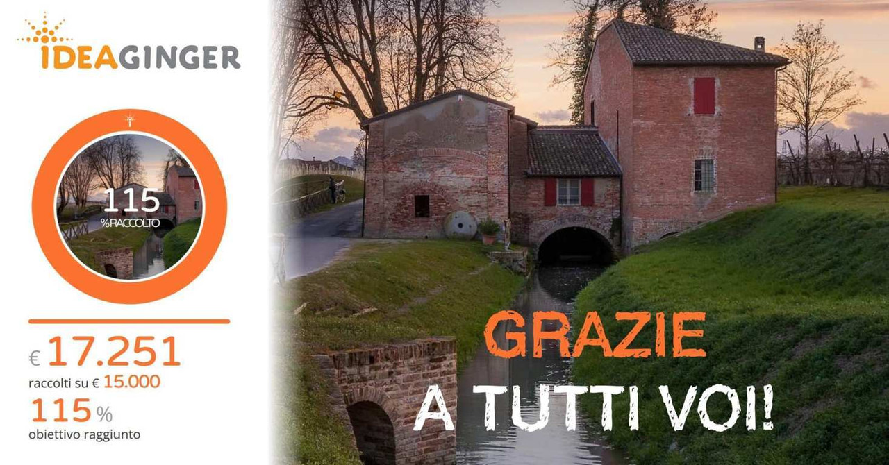 Mulino Scodellino Crowdfunding: obiettivo raggiunto