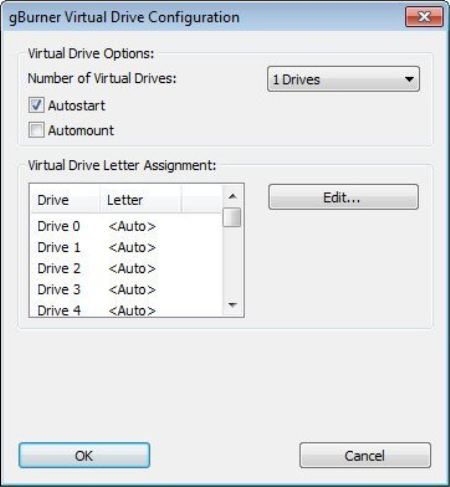 gBurner Virtual Drive 4.9