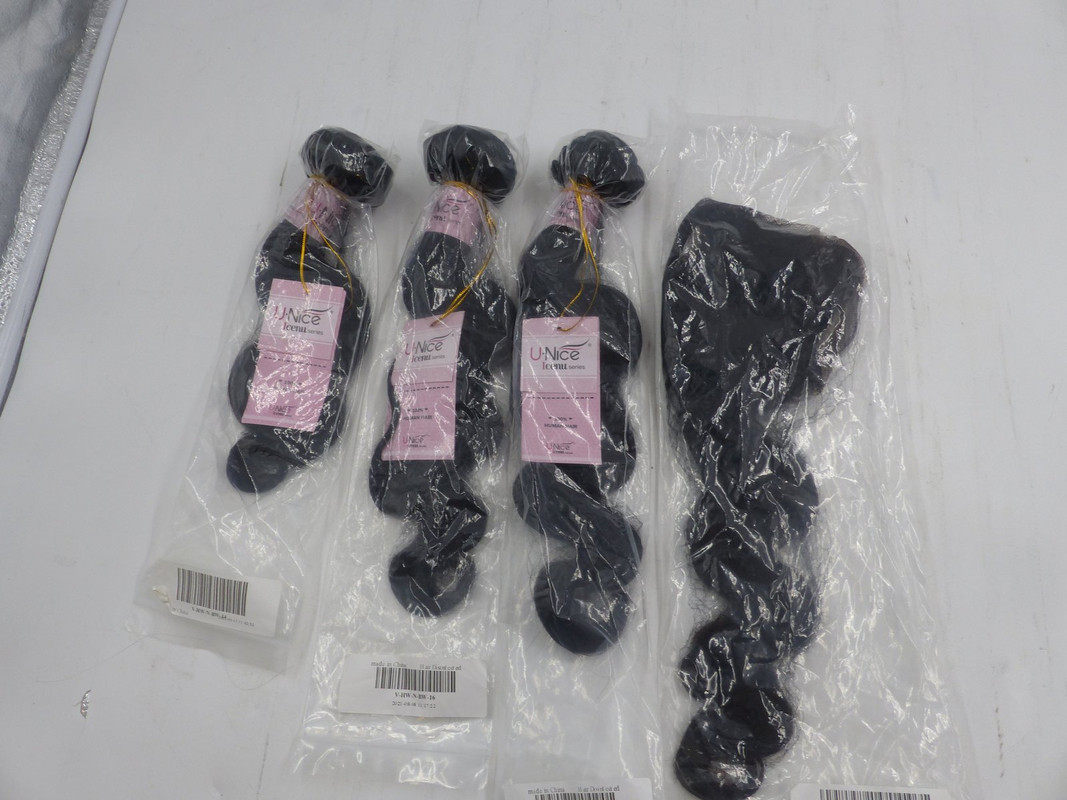 UNICE 3PC 14 16 18 DARK BROWN BODY WAVE HAIR BUNDLES W/ 18