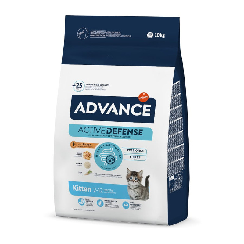 comida gatos advance affinity kitten pollo arroz 52050 M 10kg