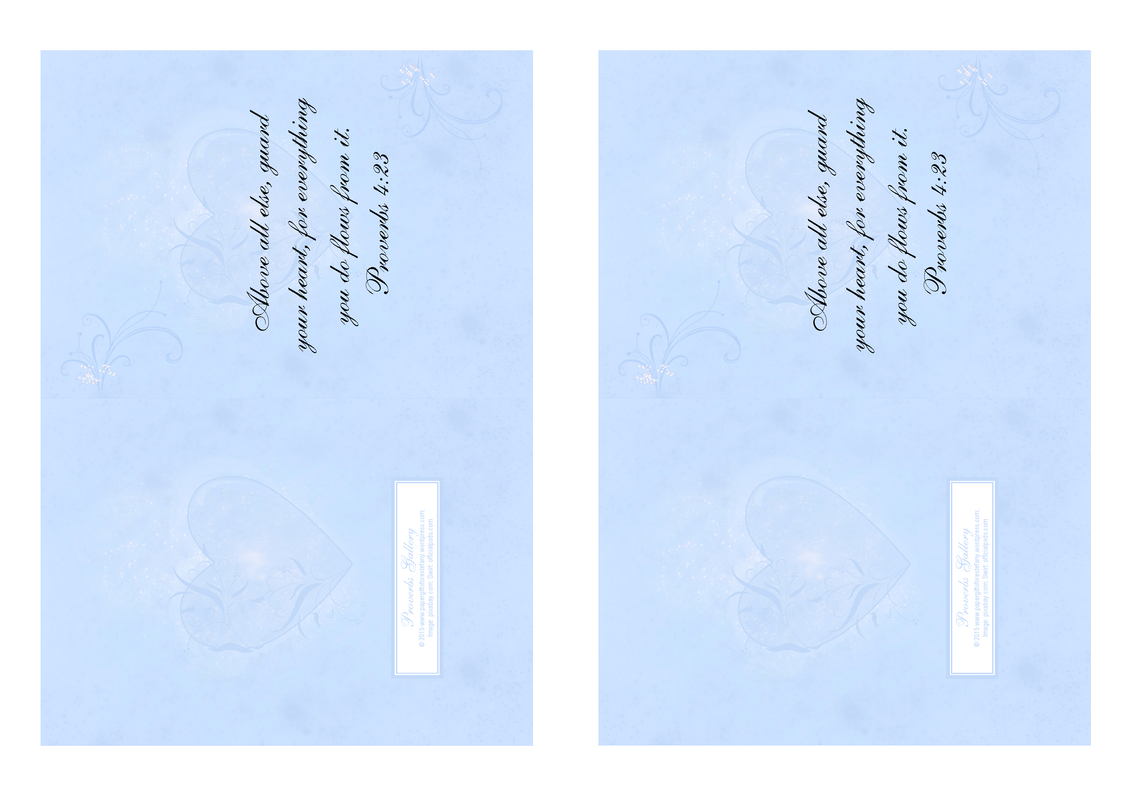 PGFE Purity Note Cards A4